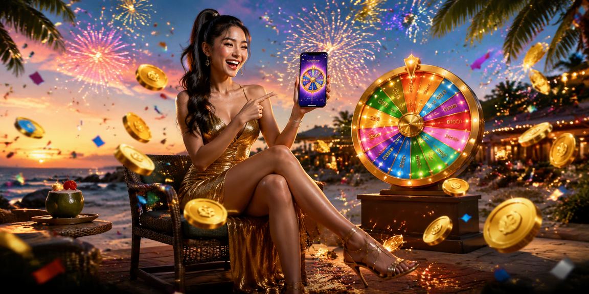 Không khí lễ hội giải trí roulette tại Phú Quốc ban đêm